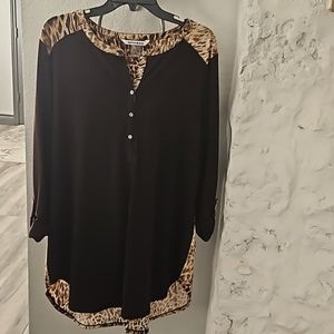 Nygard Animal Print Blouse